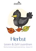 Vorschau - Arbeitsblätter - DaZ Herbst Wortschatz - "Schreibe die richtige Zahl zum Wort!" - Deckblatt