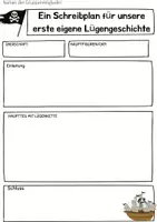 Vorschau - Arbeitsblätter - Materialpaket "Lügengeschichte schreiben" - Deckblatt