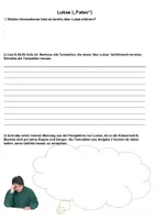 Vorschau - Arbeitsblätter - Innerer Monolog Lukas/ Nadja "Nicht mit mir!" - Seite 1