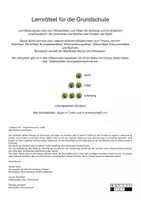 Vorschau - Arbeitsblätter - Rätselspaß im Herbst! Rätseln, knobeln, Wahrnehmung schulen. Dreifach differenziert. - Seite 1