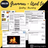 Vorschau - Stundenentwürfe - Used to + verb - Speaking about the past - Deckblatt