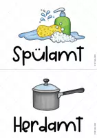 Vorschau - Poster - Ämterkarten Schulküche / Nahrungszubereitung - Seite 1