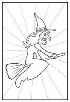 Vorschau - Arbeitsblätter - Halloweenbilder zum Ausmalen - Seite 1