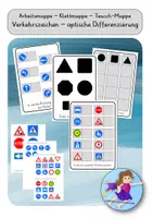 Vorschau - Arbeitsblätter - Materialpaket Verkehrszeichen und visuelle Wahrnehmung Förderschule inkl. Ö. Zeichen - Seite 3