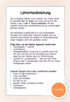Vorschau - Arbeitsblätter - Herbstliches Leseheft (2./3. Klasse) - Seite 1