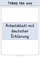 Vorschau - Arbeitsblätter - Telling the way Vocabulary directions - Seite 1