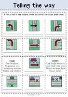 Vorschau - Arbeitsblätter - Telling the way Vocabulary directions - Seite 2
