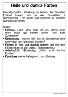 Vorschau - Arbeitsblätter - Helle und dunkle Farben im Verkehr - Seite 2