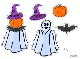 Vista previa - Unidades / Secuencias / Situaciones de Aprendizaje - HALLOWEEN con punzón (cortar; colorear; GUIRNALDA) - página 2
