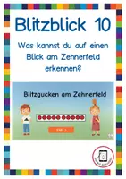 Vorschau - Spiele - Blitzblick - Was siehst du auf einen Blick im Zehnerfeld? Eine interaktive Übung - Deckblatt