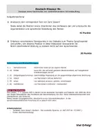 Vorschau - Klassenarbeiten - Klausur mit EHZ - Die verkaufte Sprache - Sprachwandel - Kritik an Anglizismen Sprachkritik - Sachtextanalyse, Erörterung - Seite 1