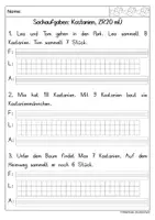 Vorschau - Arbeitsblätter - Sachaufgaben: Plus und Minus, ZR20 mit Übergang - Seite 3