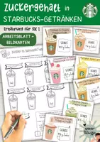 Vorschau - Arbeitsblätter - Arbeitsblatt Gesunde Ernährung: Zuckergehalt in Lebensmitteln / SEK 1 - Deckblatt