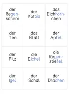 Vorschau - Spiele - Herbst: Paare finden - Fotos - Wörter - Silbenschrift - Seite 3