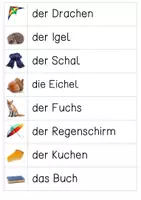 Vorschau - Bildkarten - Herbst: Wortkarten - Wortstreifen - Silbenschrift - Schreibschrift - Fotos - Seite 3