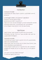 Vorschau - Merkblätter - Vokabeln - Lernstrategien - Karteikarten und Merkfächer - Seite 1