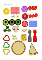 Vorschau - selbst erstellte Cliparts/Grafiken - Pizza Clipart für dein Pizza Material - Seite 3