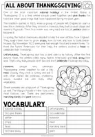 Vorschau - Arbeitsblätter - Thanksgiving - Reading Comprehension (2-fach differenziert + Conversation Strips) - Seite 2
