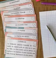 Aperçu - Cartes d'exercices - Atelier de copie (Thème protection de la nature) - Page de couverture