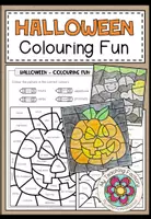 Vista previa - Hojas de trabajo - Halloween - Colouring Fun (Parts of Speech) 2 Worksheets - Portada