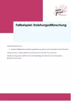 Vorschau - Anderer Materialtyp - Fallbeispiel Erziehungsstilforschung - Deckblatt