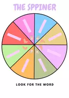 Vista previa - Juegos / Gamificación - VOCABULARY SPINNER - página 1