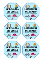 Vista previa - Juegos / Gamificación - La Búsqueda del Gemelo: versión transportes - Portada
