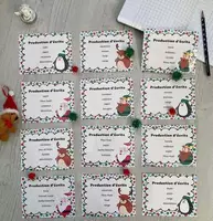 Aperçu - Feuilles d'exercices - Production d'écrits de Noël - Page de couverture