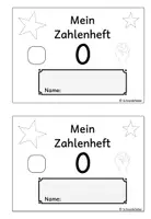 Vorschau - Arbeitsblätter - Zahlenheft 0, Ziffernschreibkurs, Zahlenraum 10, Freiarbeit - Seite 3