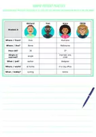 Aperçu - Préparation de séance / Séance complète - Anglais : Simple present interactivity practice - Page de couverture