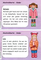 Vorschau - Aufgabenkarten - Abschreibkartei Kinder im Winter / Abschreibtexte - Seite 2