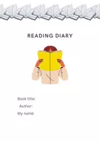 Vorschau - Arbeitsblätter - Lesetagebuch Englisch - für JEDES Buch (reading diary) - Deckblatt