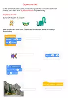 Vorschau - Arbeitsblätter - Einführung Objekte und Klassen mit Scratch (interaktiv) - Seite 1