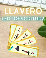 Vista previa - Unidades / Secuencias / Situaciones de Aprendizaje - Llavero de vocabulario para lectoescritura - Portada
