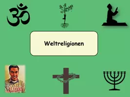 Vorschau - Unterrichtsreihen - Weltreligionen - Tabellen und Steckbriefe - Deckblatt