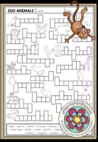 Vorschau - Arbeitsblätter - ZOO ANIMALS - Vocabulary Work (Worksheet) - Deckblatt