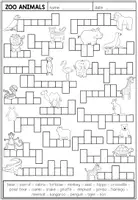Vorschau - Arbeitsblätter - ZOO ANIMALS - Vocabulary Work (Worksheet) - Seite 1