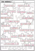 Vorschau - Arbeitsblätter - ZOO ANIMALS - Vocabulary Work (Worksheet) - Seite 2