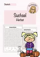 Vorschau - Arbeitsblätter - Suchsel Herbst - Deckblatt