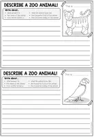 Vorschau - Arbeitsblätter - ZOO ANIMALS - Writing - Describe a zoo animal (3-fach differenziert) - Seite 2