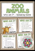 Vorschau - Spiele - ZOO ANIMALS - Who am I? - Game - Deckblatt