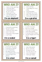 Vorschau - Spiele - ZOO ANIMALS - Who am I? - Game - Seite 1