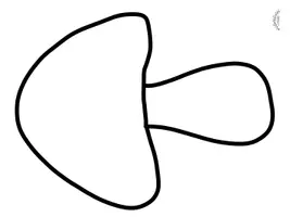 Vorschau - Arbeitsblätter - UMRISSZEICHNUNGEN: PILZE für grafomotorische Übungen (Schwungübungen) sowie zum Ausmalen & Weitermalen (Silvester, Neujahr, Herbst) - Seite 2