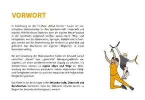 Vorschau - Stationenlernen - Ninja Parcours: 60+ Stationskarten für den Sportunterricht - Seite 3