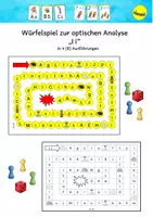 Vorschau - Arbeitsblätter - Würfelspiel zur optischen Analyse "I i" - Deckblatt