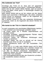 Vorschau - Arbeitsblätter - Zaubertrick im Mathematikunterrricht: Verdeckte Würfelaugen - Seite 2