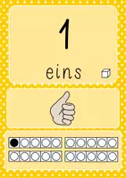 Vorschau - Fördermaterial/Inklusion - Zahlen-Poster 0-10 - Zahlenraum bis 10 - Tafelaushang Mathematik - Seite 2