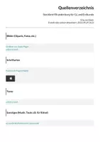 Vorschau - Arbeitsblätter - Steckbrief Brandenburg für GL und Erdkunde - Seite 1