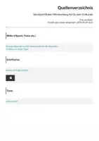 Vorschau - Arbeitsblätter - Steckbrief Baden Württemberg für GL oder Erdkunde - Seite 1