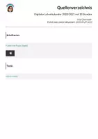 Vorschau - Anderer Materialtyp - Digitaler Lehrerkalender 2020/2021 mit 10 Stunden - Seite 1